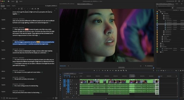 Adobe Premiere Pro 植入AI功能：可通过文本剪辑视频