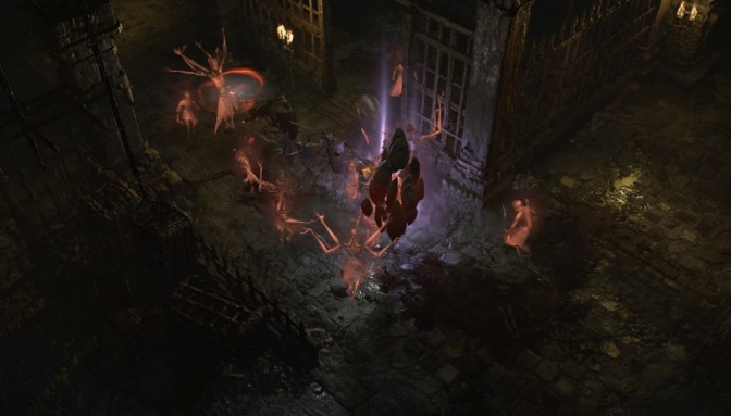 《暗黑破坏神4》新截图曝光，梦魇地下城的画风太可怕！
